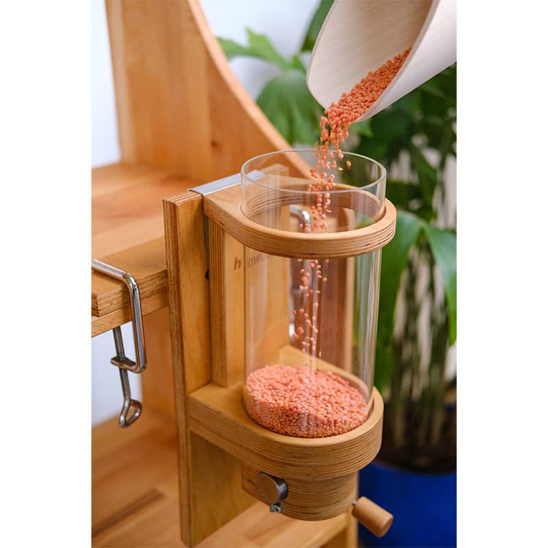 Füllbrett zur leichten Befüllung der Glassilos