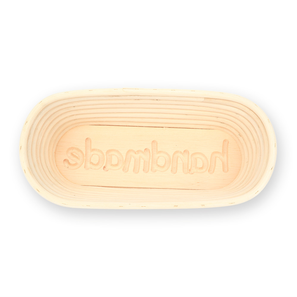 Gärkorb mit Motiv handmade oval 1 kg