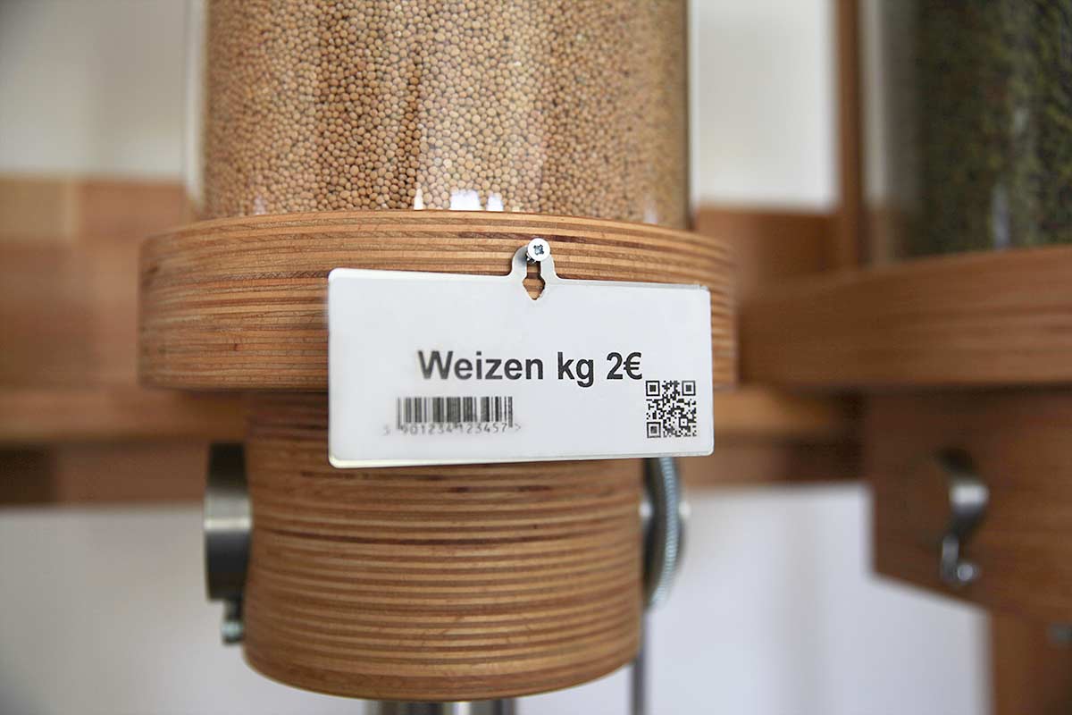 Glassilo-Schild-2 Schild zur Beschriftung der Glassilos Edelstahl